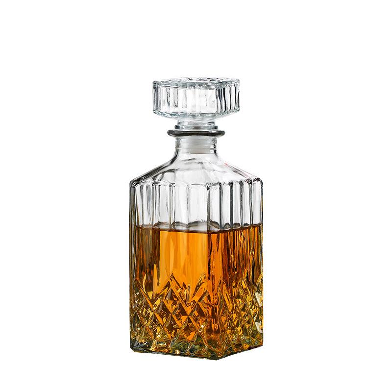 Transparente Glasflasche für Baijiu, Whiskey, Wein – Versiegelt und Perfekt für die Heimbrauerei.