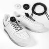 ABBP-No-Tie Thick Rope Design, 2 Pair Automatic Shoelaces Featuring Rotating Buckles For Sneaker Laces
