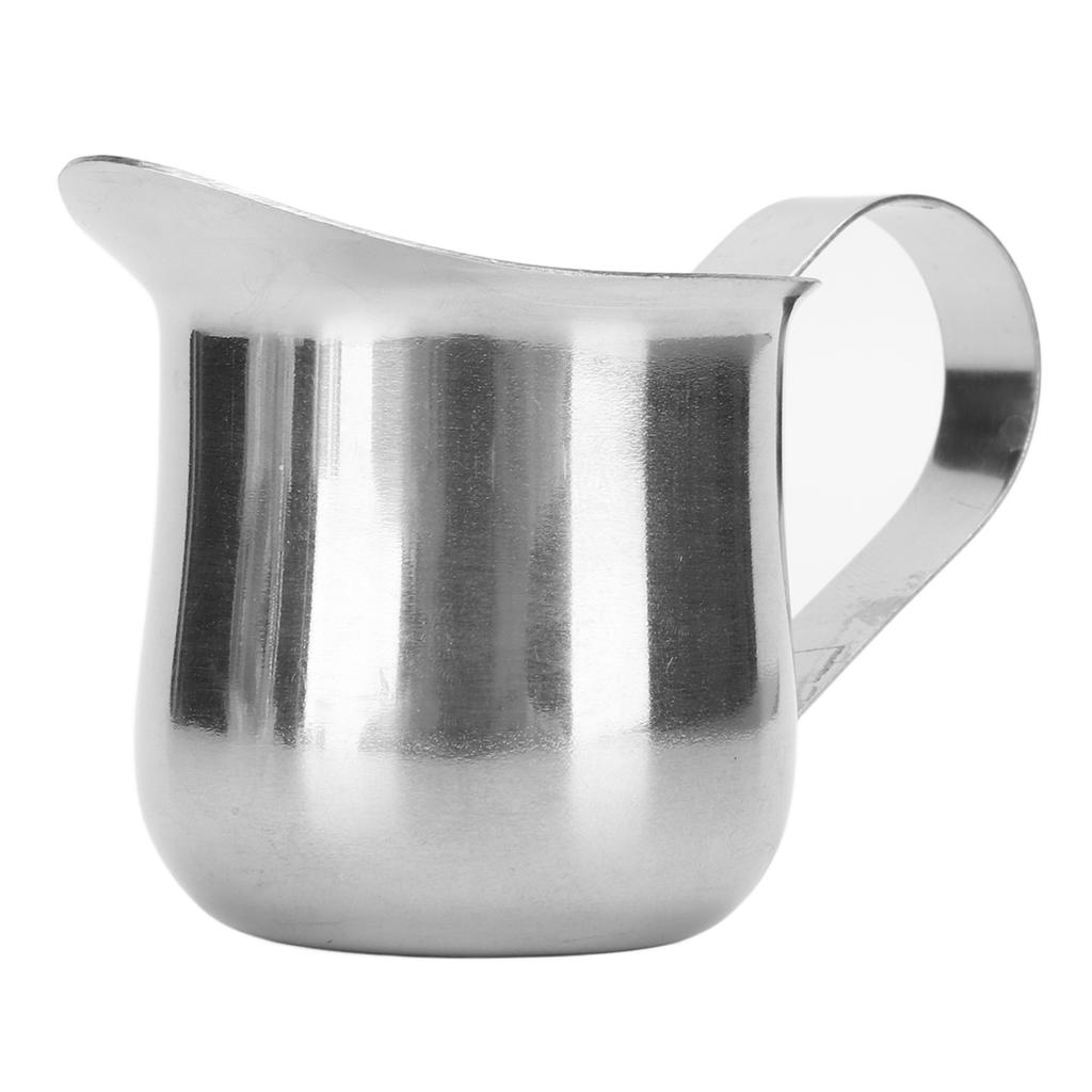 Milk Frothing Pitcher Stainless Steel Ergonomic Milk Frothing Cup Jug Steaming Pitcher for Coffee