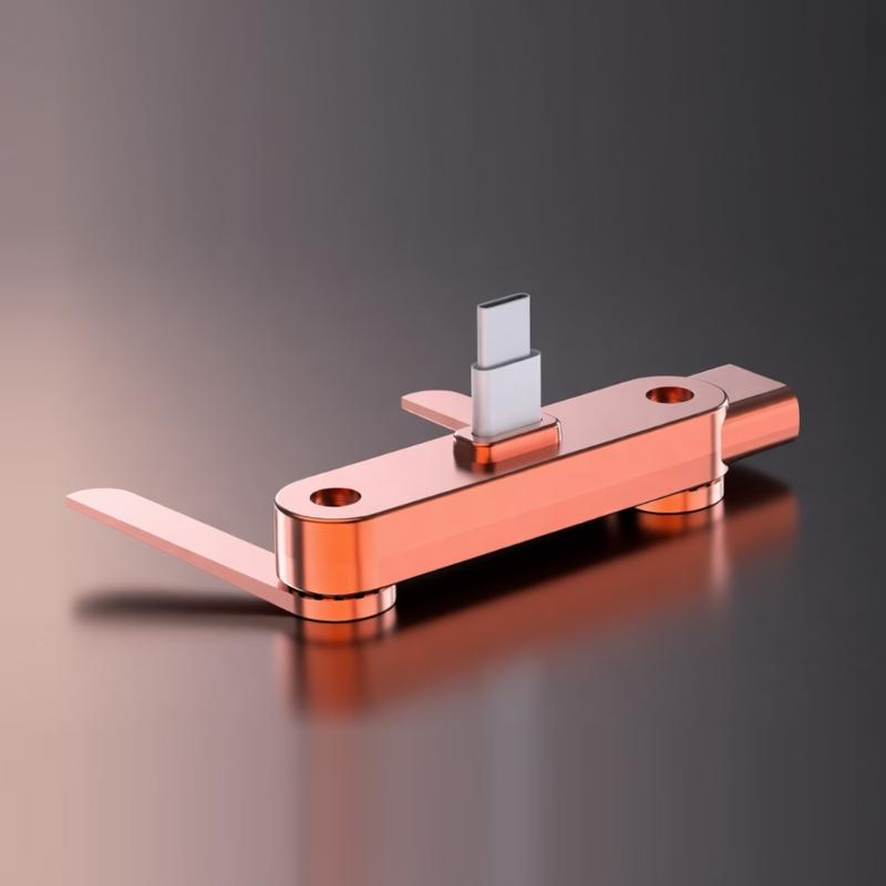 Dock di ricarica ad alta potenza da 240 W, supporto per telefono, connettori di tipo C, design stabile in ABS, per uso in ufficio e in viaggio