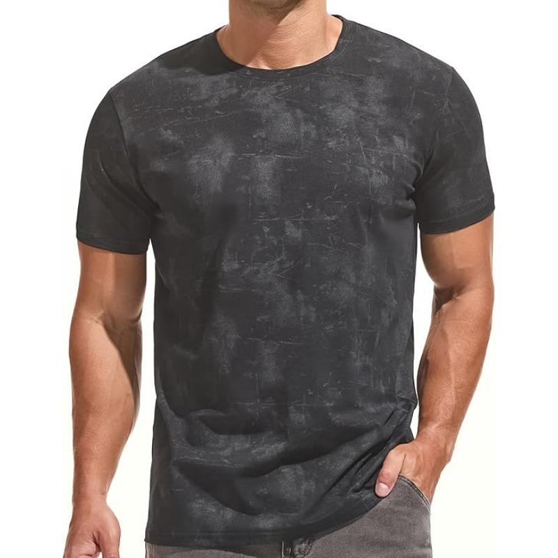 Men's 3D T-shirt Printed with Summer Short Sleeved Shirt, Fashionable Round Neck T-shirt, Plus Size Men's Clothing