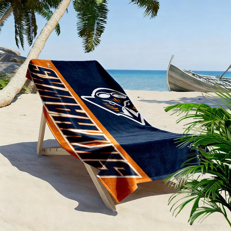 Tennessee Martin Skyhawks Print Beach Towel, Large Soft Quick Dry Towel for Beach Camping Swimming