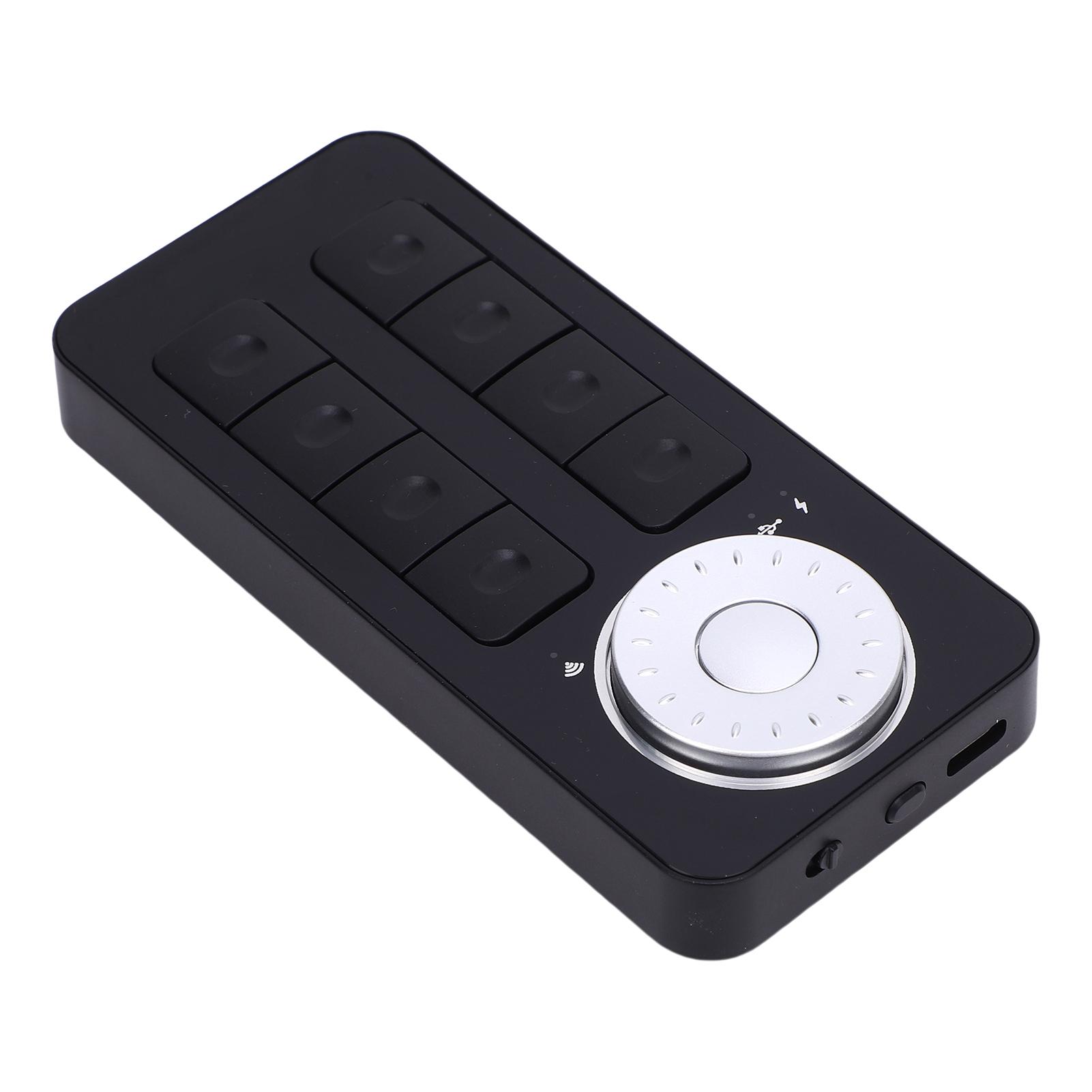 

BOSTO Samrtkey для графического планшета Цифровой планшет 8 быстрых клавиш и многофункциональный диск Поддержка 2.4G USB C подключения