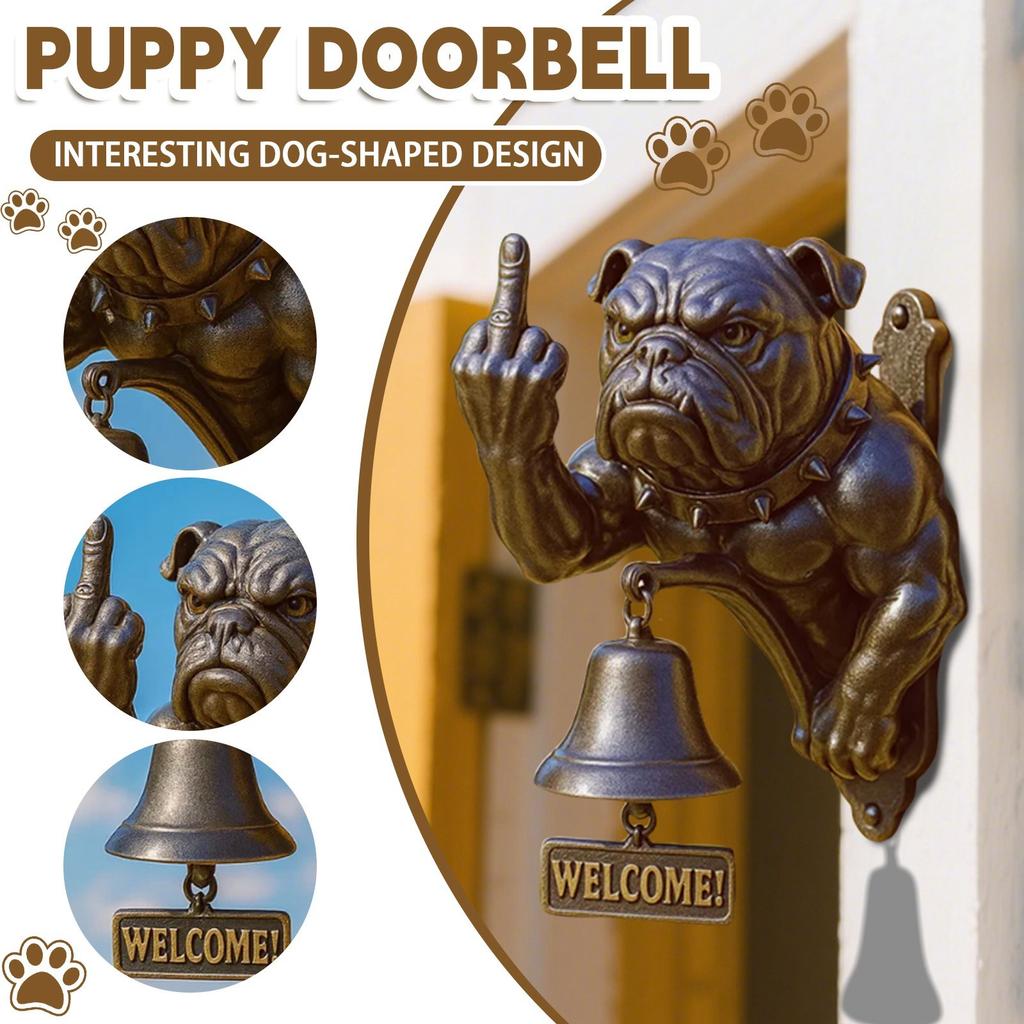 Welcome Bell, Sheepdog Welcome Bell, Funny Pomeranian Welcome Bell, West Terrier Welcome Bell, Welcome Bell