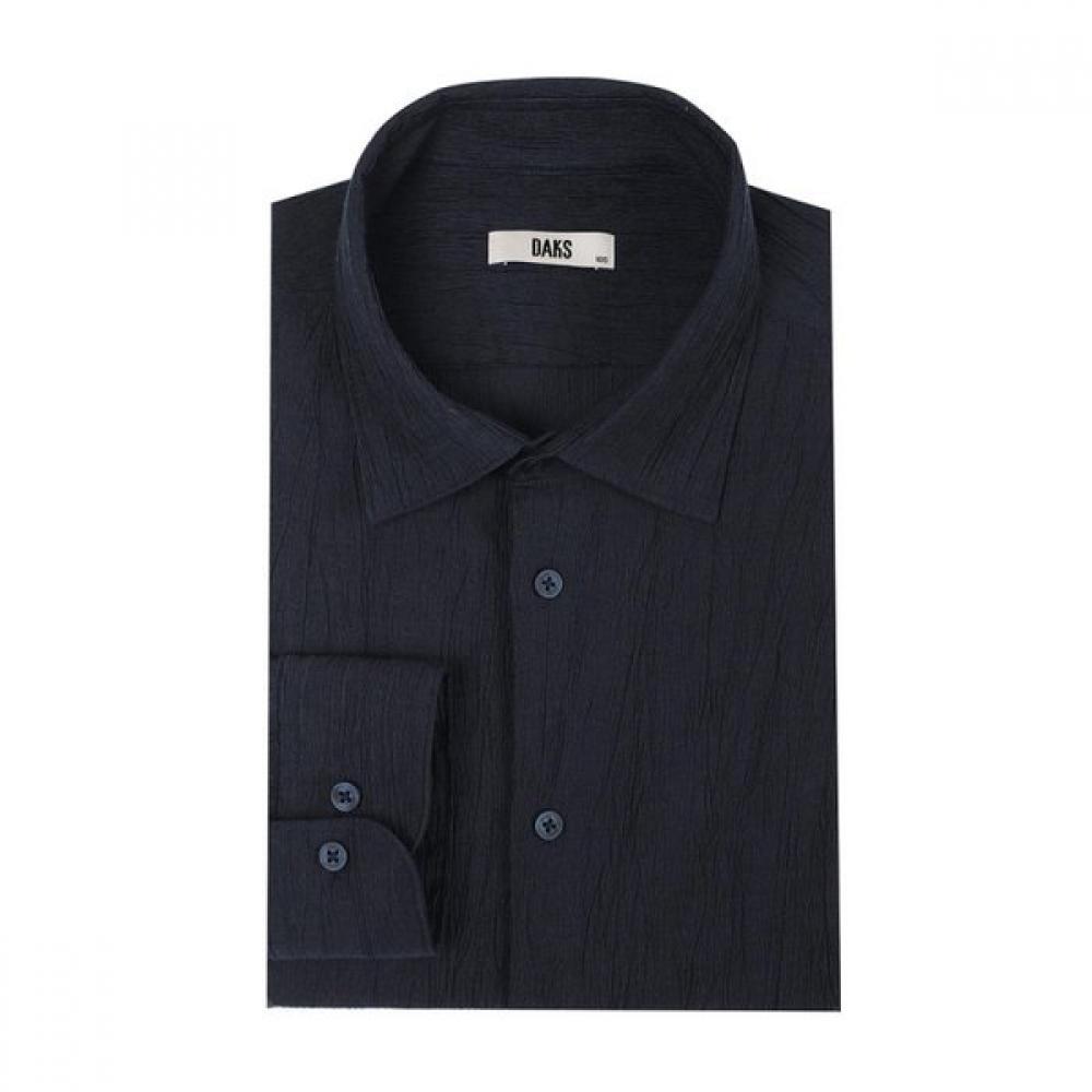 DakS Men S Regular Fit pleatS Solid polyeSter Blend Shirt dmp1Shcl751n1 