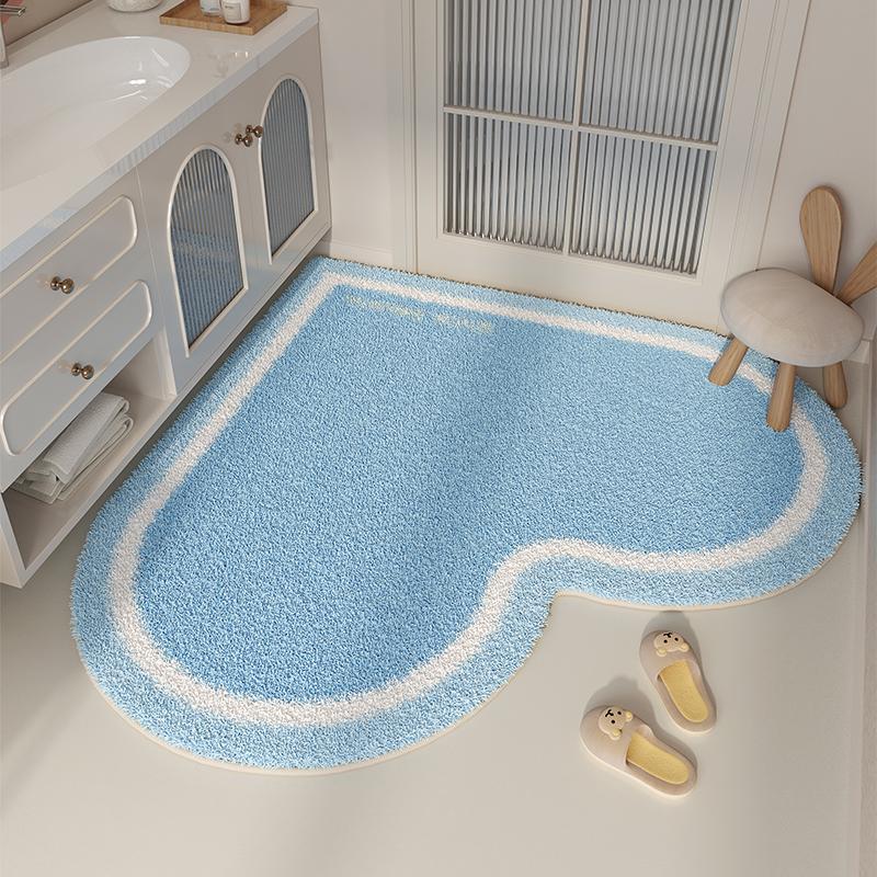 Heart Shape Carpets for Living Room Dopamine Color Bedroom Decor Carpet Thick Plush Lounge Floor Mat Fluffy Soft Cloakroom Rug