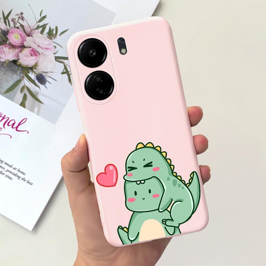 For Xiaomi Poco C65 Case Redmi 13C Cute Fashion Cartoon Cover Soft Silicone Phone Case For Xiaomi Redmi 13C Poco C65 C 65 Bumper