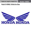 Honda Wings Motorcycle Decals - Girly Cute Laser-Modified Stickers for Electric Bikes
