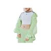 adidas Trening larg Adicolor Classics pentru femei, Verde Sclipitor Semi, Streetwear pentru femei IP0614