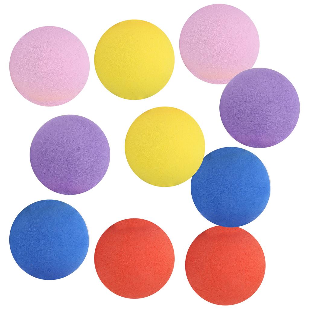 EVA Children Golf Lightweight Kid Toy Ball Foam Ball 60mm Yellow Blue Orange Purple Pink