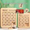 Magnetic Logic Puzzle: Educational Sliding Number Toy for Kids