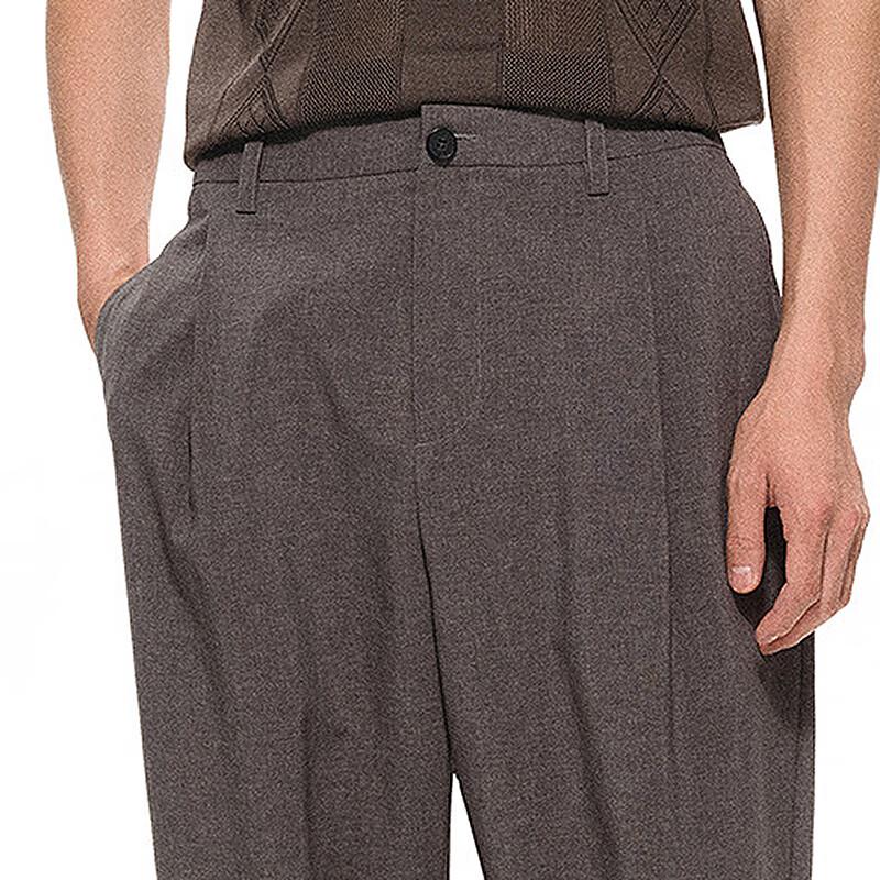 CROQUIS Men's 2025 Summer Tapered Cropped Casual Pants
