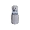 Under Armour Mouwloos Sportvest met Capuchon en Logo Print Heren Tops Heather-Grijs 1376939-035