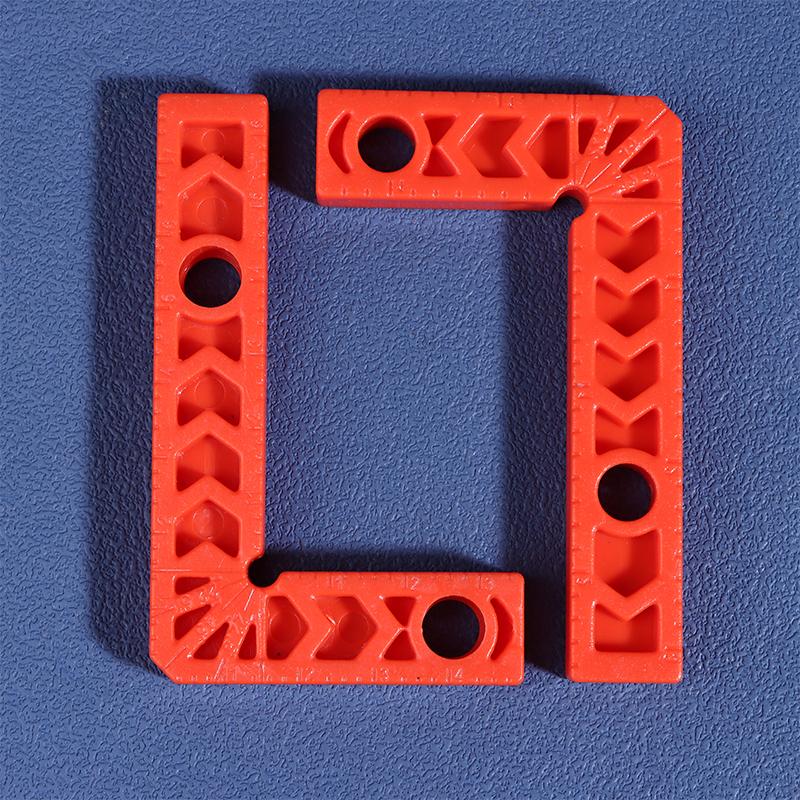 4Pcs 3In 90 Degree Right Angle Positioning Ruler L Fixing Clamp Woodworking Holder Marking Ruler Tools Auxiliary Locator