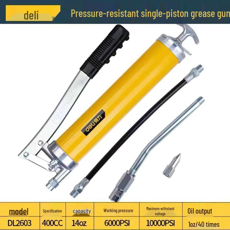 Deli DL2603 Manual High-Pressure Grease Gun 400CC
