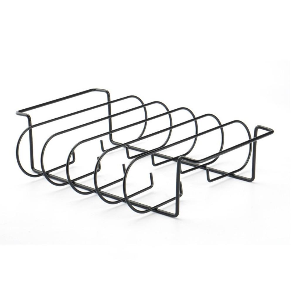 Non-Stick BBQ Rib Racks Carbon Steel Grilling Stand Multi-Purpose Ribs Grill Restaurant
