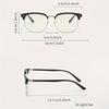Pochromic Blue Light Blocking Glasses - Fashionable Full-Frame Computer And Mobile Phone Glasses