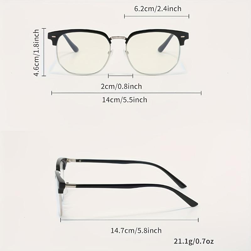 Pochromic Blue Light Blocking Glasses - Fashionable Full-Frame Computer And Mobile Phone Glasses