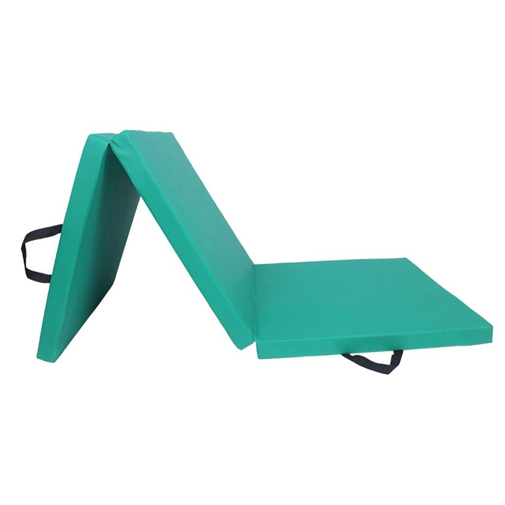 Tapis d'exercice épais pliable pour salle de sport à domicile, coussin de tapis de yoga avec poignées de transport Yog