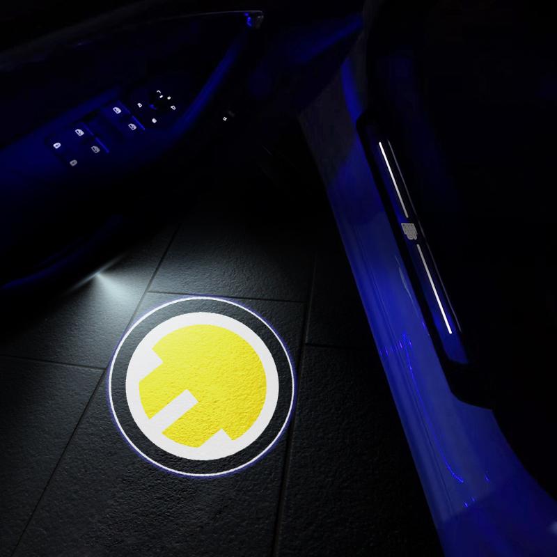 2Pcs LED Car Door SE Plug S Emblem Light Welcome WHND6 Lamp Wireless Projector For MINI Cooper S R50 R52 R53 R57 R58 R61