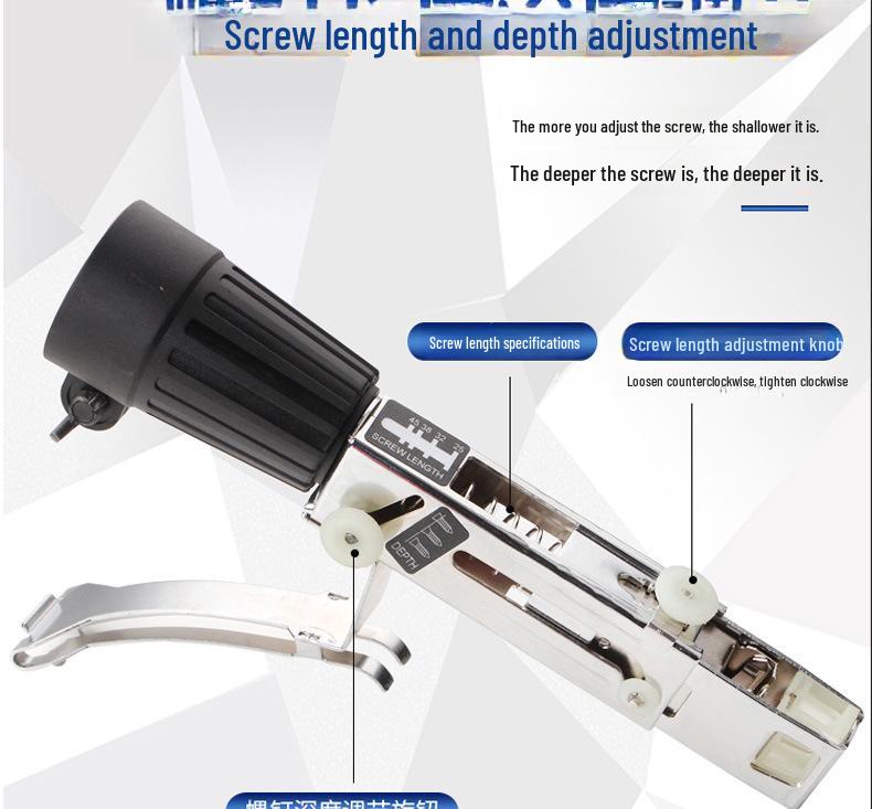 Dobíjecí elektrický šroubovák pro tesařské práce a sádrokarton