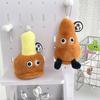 Adorable Plush Toy Keychain Hilarious Cartoon Character Creative Gift Short Plush