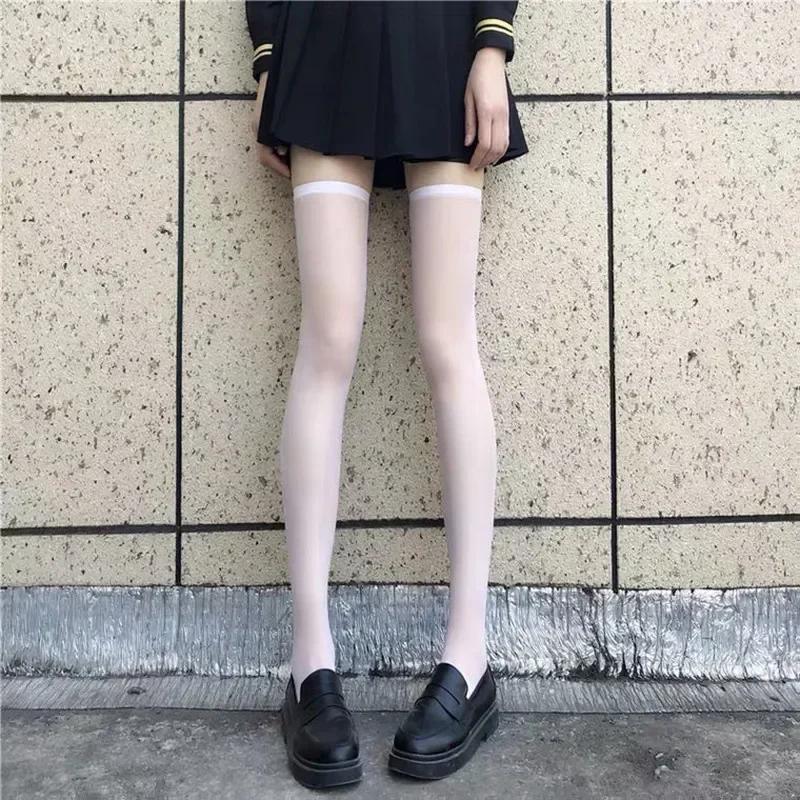 Sexy Hollowed Lace Mesh Stockings Bottomed Pantyhose Classic Lolita Fishnet  Women Netting Gothic Punk Retro Spider Web Tights