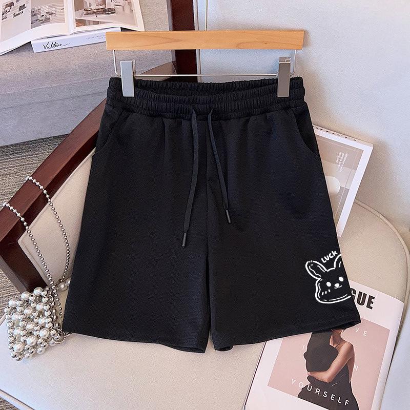 

Super Size High Waist Plus Size Loose Work Pants - Summer Casual Five-Point Pants (Sizes 200/300) 4XL