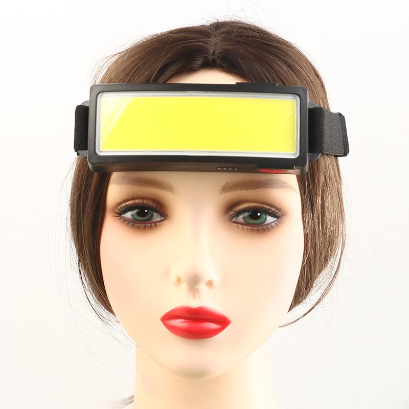 Cob Portable Led Headlights 3 Mode Outdoor Headlight Built In Battery Usb Rechargeable Head Lamp Camping Fishing Climbing Lanter