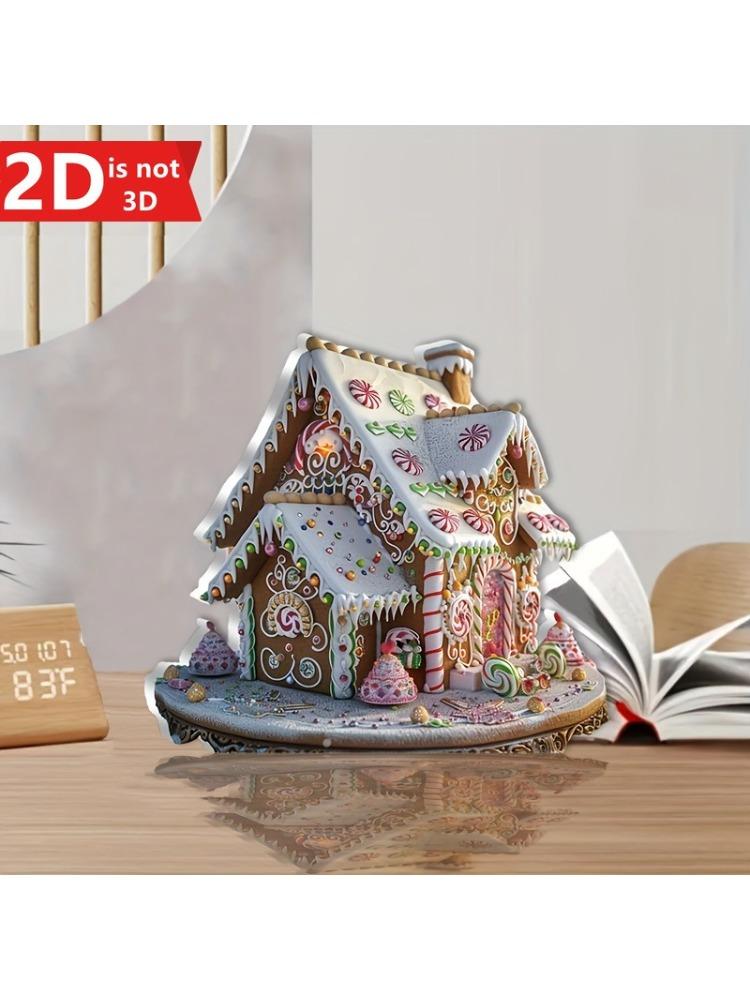 

Charming 2D Ornaments - Versatile Holiday Gifts for Bedroom & Office Decor чистый