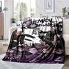My Chemical Romance Theme Printed Blanket - Perfect for Couch, Bed, Travel & Outdoor Use | Machine Washable, Cozy & Durable.
