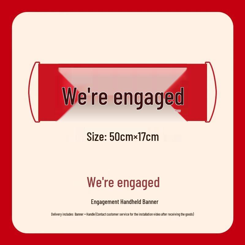 Свадебные Фото Реквизит: Ручной баннер «Жених и Невеста» для помолвки и репортажной съемки
