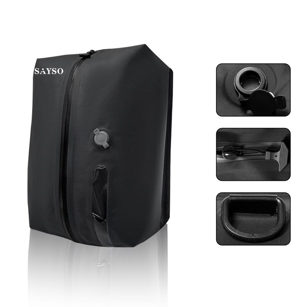 

16Л Многоразовый Вакуумный Компрессионный Мешок Дорожный Багажный Вакуумный Мешок для Хранения для Чемоданов и Рюкзаков Экономитель Места Вакуумные Мешки чёрный