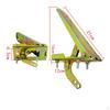 Throttle Pedal Assembly Zinc Thrust Control with Bracket Mechanical for Builders, Mechanics,