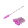 50pcs Disposable Eyelash Brushes Portable Mascara Brush Wands Applicator Makeup ToolPurple