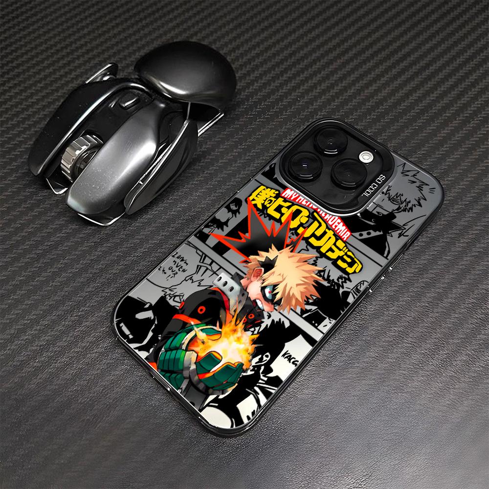 My Hero Academys Phone Case for Xiaomi Redmi 15C 14C 13C 12C 10 Note 15 14 13 12 Pro Plus 4G 5G Silver Hard Cover