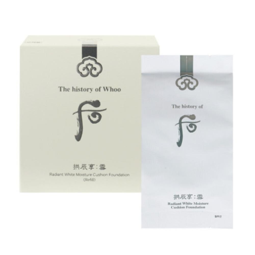 The history of whoo Gongjinhyang Seol Rozświetlający Biały Nawilżający Podkład w Poduszce SPF50+ PA+++ 13g + Wkład 13g