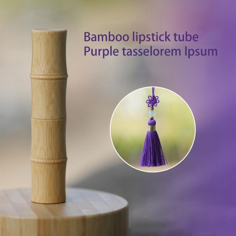 2.8g Lip Stick Tube with Tassels Essential Oil Roller Bottles Massage Oil Bottle Refillable Roll On Bottles for Travel