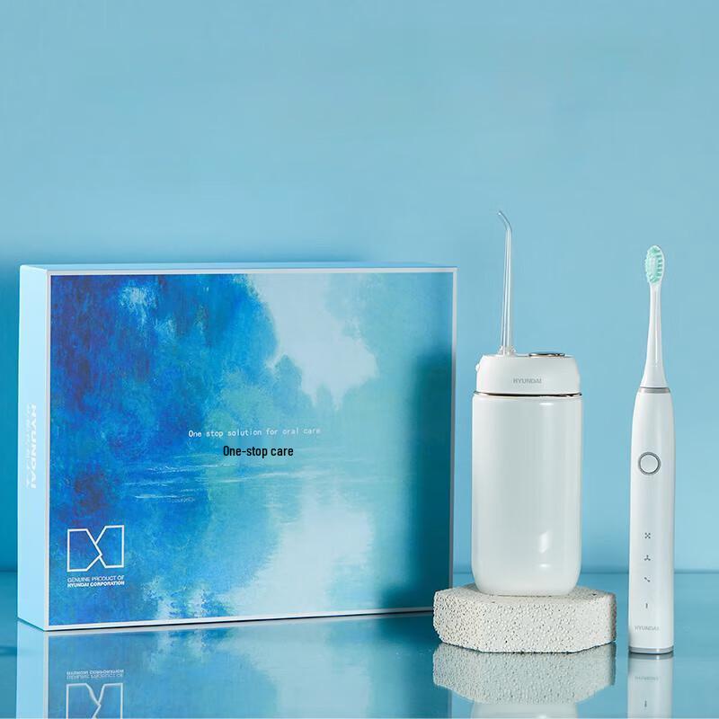 

Hyundai MJT103 Upgrade Sonic Electric Toothbrush & Water Flosser Set