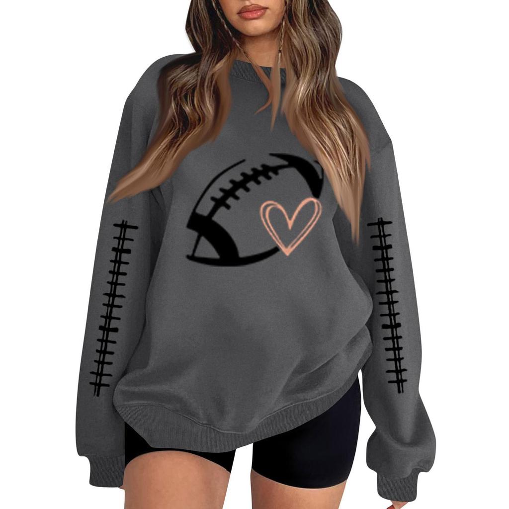 Unisex Lightweight Long Sleeve Neck Pullover Printed Sweatshirt