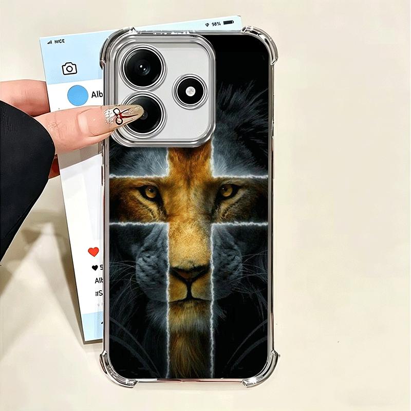 

Бог Иисус Молитва Крест Библия Покрытие Чехол для Телефона Для Xiaomi Poco X5 X6 X7 X8 Pro Max F8 Ultra F7 M8 M7 M5S Redmi 15C 15 14C 13C 13 Xiaomi Poco X6 Pro