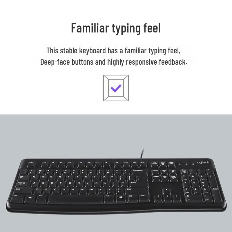 Logitech K120 Wired Keyboard