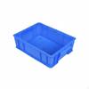 Stackable Turnover Container Sturdy Industrial Tote with Lid Reinforced Structure Rectangular