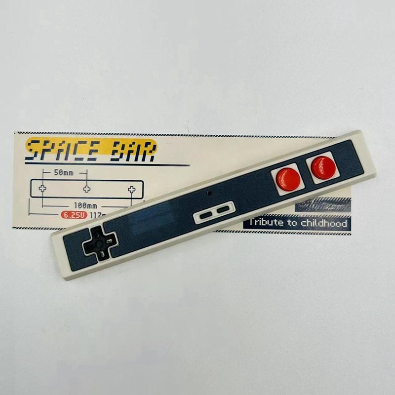 Retro Gamepad Keycap 6.25U Leertaste Artisan Keycap ABS Material Für MX Schalter Für Gaming Mechanische Tastatur Schwarz Weiß