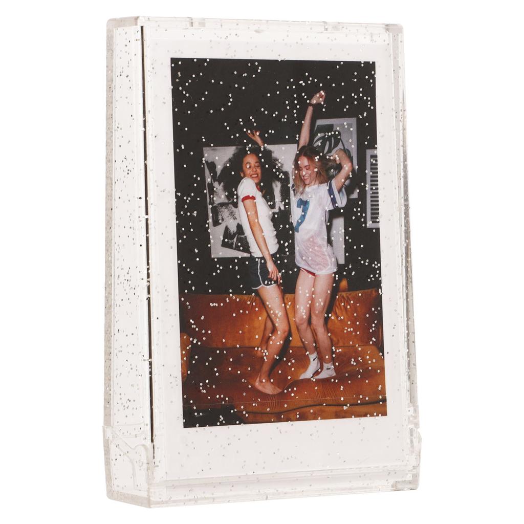Photo Storage Box for 3 Inch Instant Camera Photo PC Mini Photo Holder Case with Hand Rope for Pictures Cards