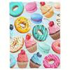 Donut Delight Bedruckte Decke für Sofa Bett Reise Camping Wohnzimmer Büro Klimadecke für alle Jahreszeiten Geschenke