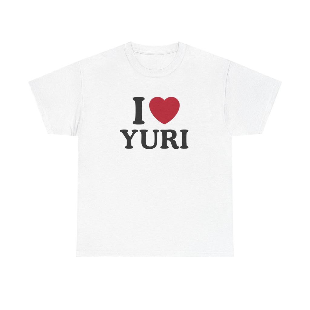 Retro I Love Yuri Shirt GL Graphic T-shirts for Fan Gift High-quality Unseix Sportswear Clothing Top