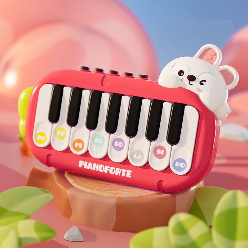 Children Multifunctional Pocket Piano Cute Pet Music Electronic Piano Baby Toy Educational Early Childhood Beginner Starter Toys
