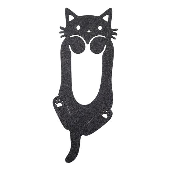 Cute Cat Bookmark Plastic Notebook Clip Marker Creative Animal Shape Functional Page Holder for Reading