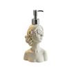 Resin Blindfold Girl Lotion Pump Vintage Bath Lotion Container Hand Sanitizer Bottle  Home Decor